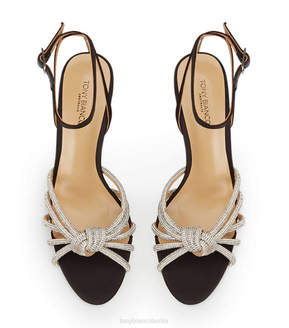 Stöckelschuhe| de Tony Bianco Frauen Helena Heels schwarzer Satin 462484
